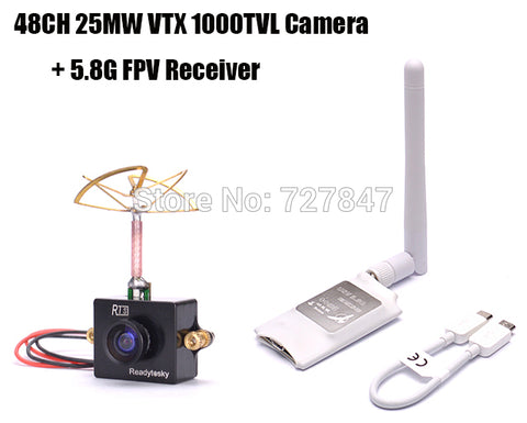 5.8G FPV Receiver UVC Video Downlink with Built-in Transmitter